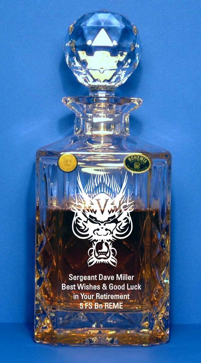 REME Bohemia Whisky Decanter