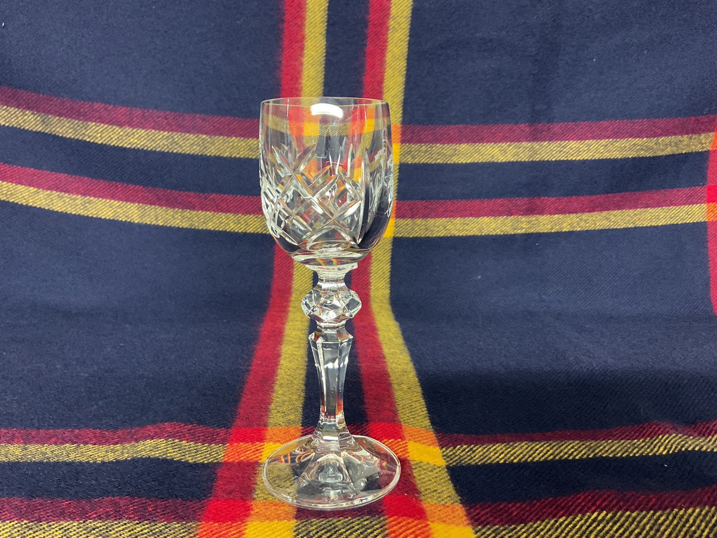 SALE - 6 REME Port Glass with Decorative Stem