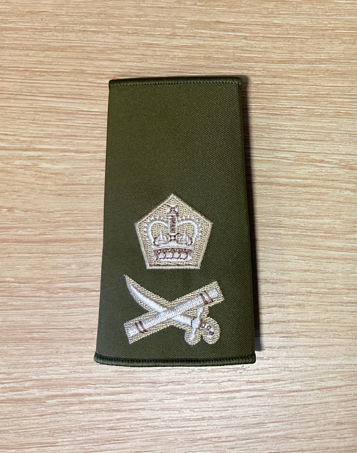 Rank Slide REME with Queens Crown (Olive)