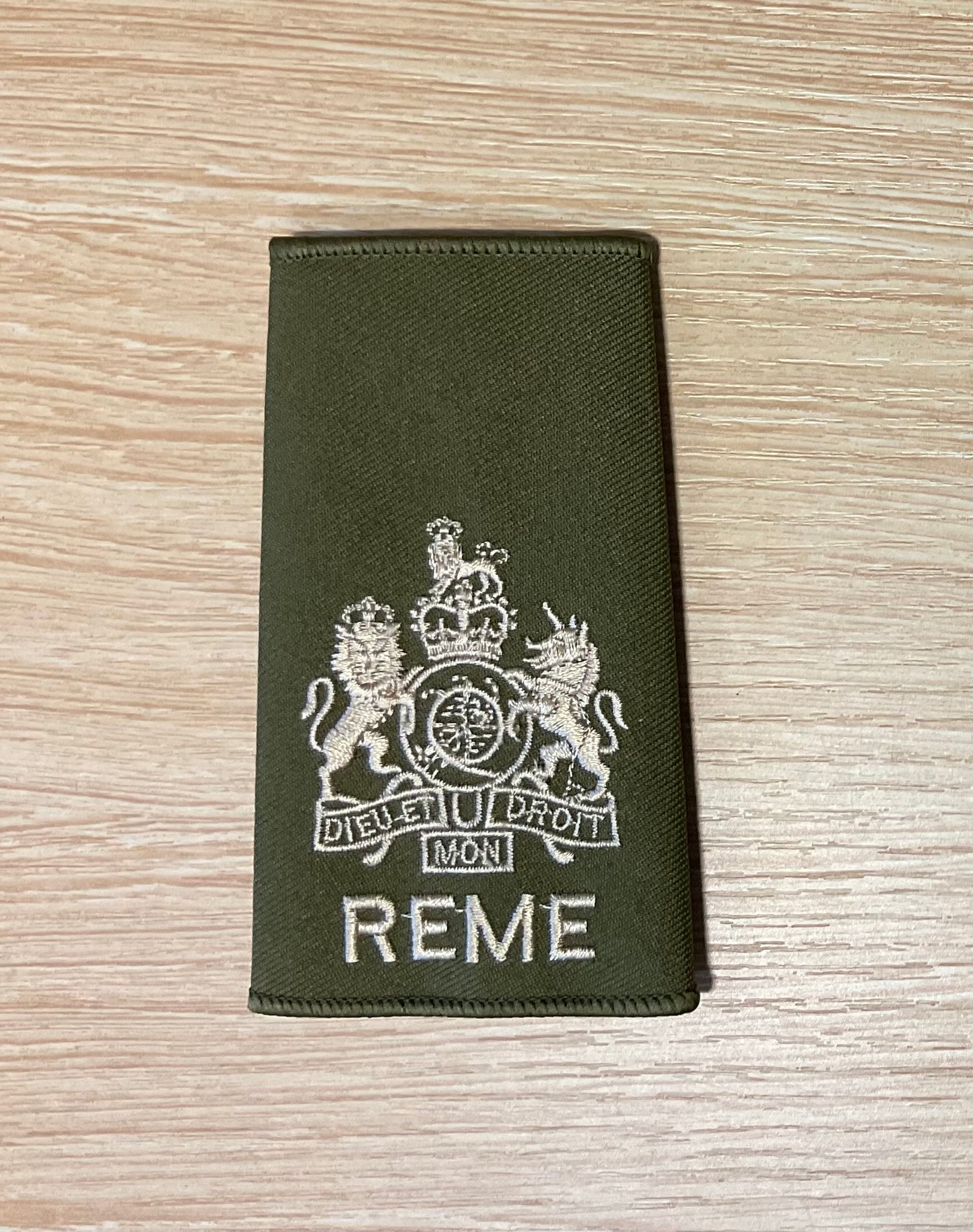 Rank Slide REME with Queens Crown (Olive)