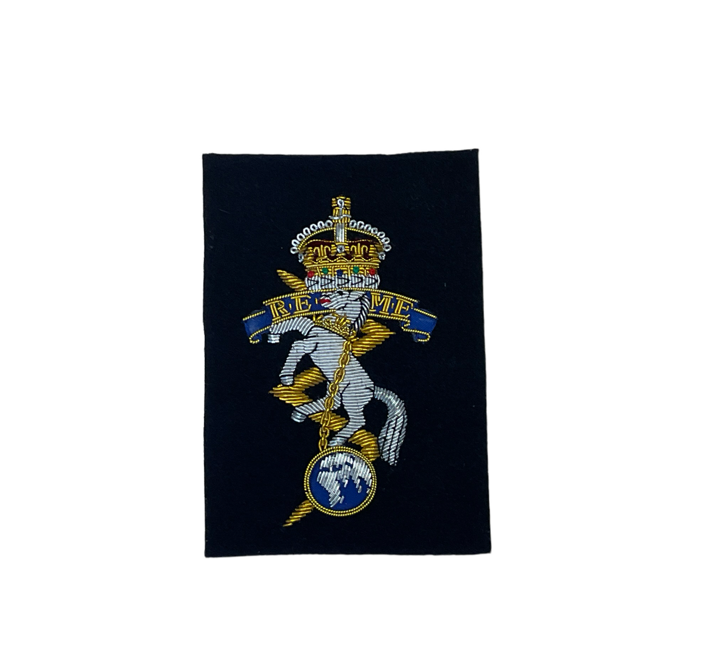 REME (King) Blazer Badge Gold Wired - Navy