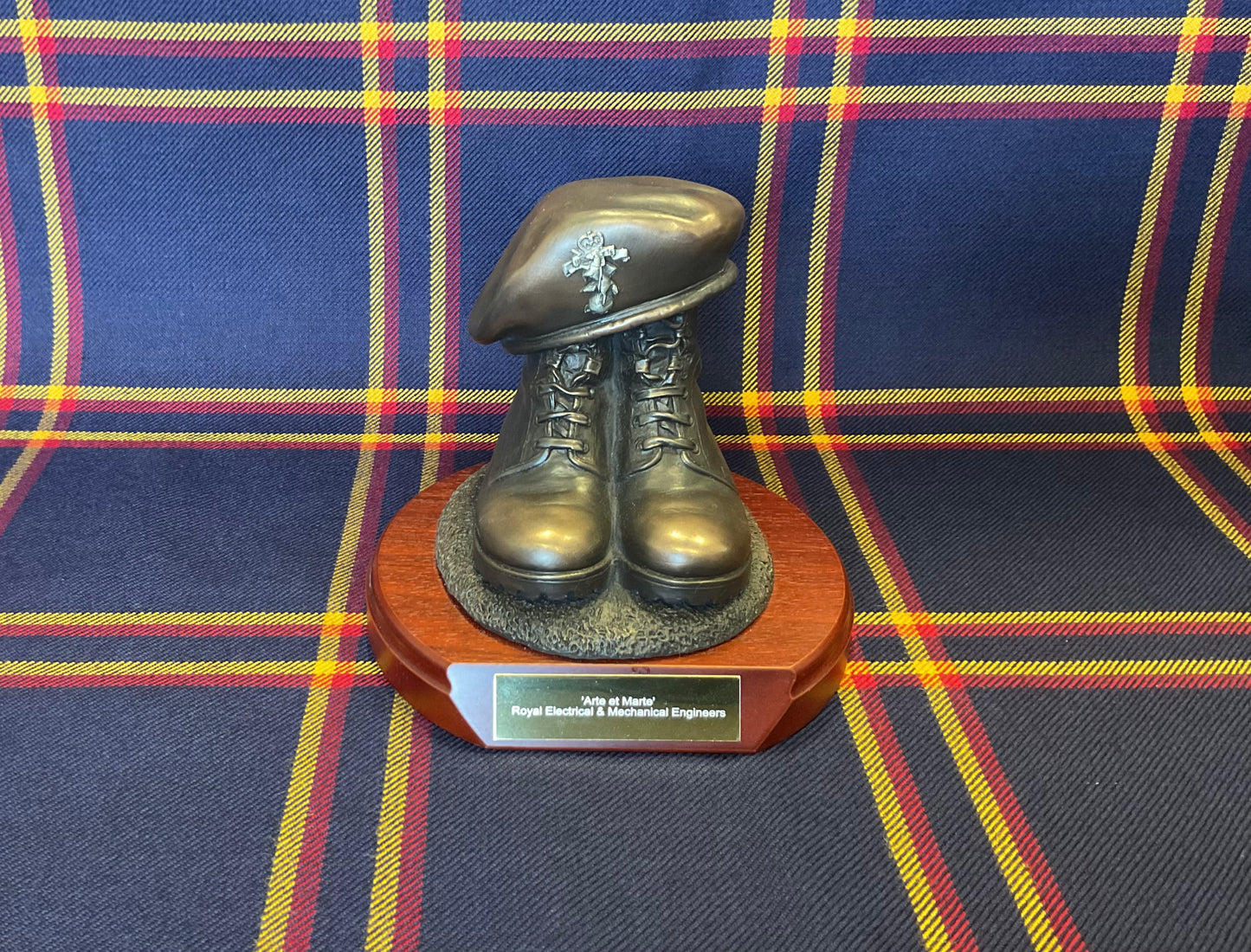 Boots with REME Beret QC - Engraved - No Spanner