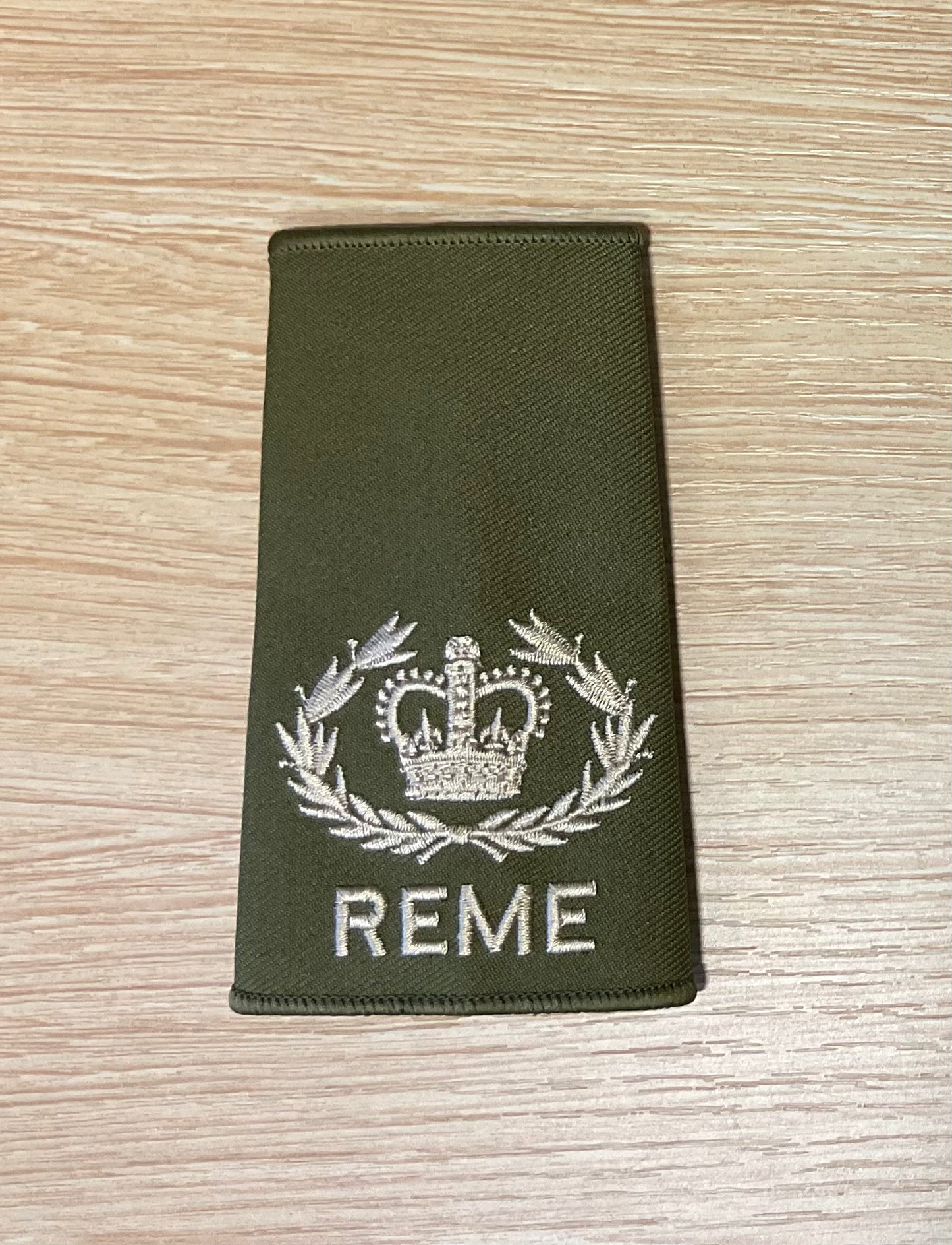 Rank Slide REME with Queens Crown (Olive)