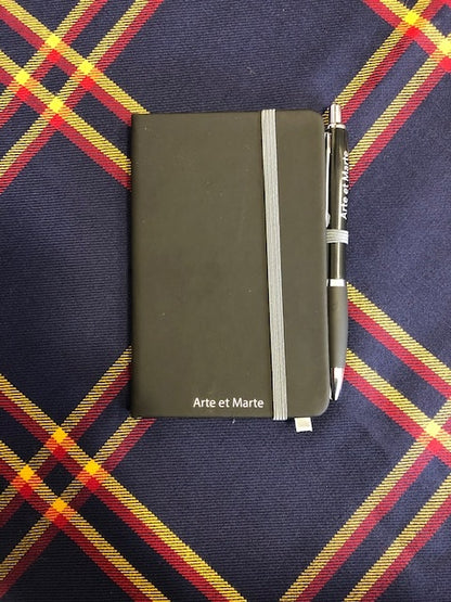 Arte et Marte Black A6 Notebook With Pen
