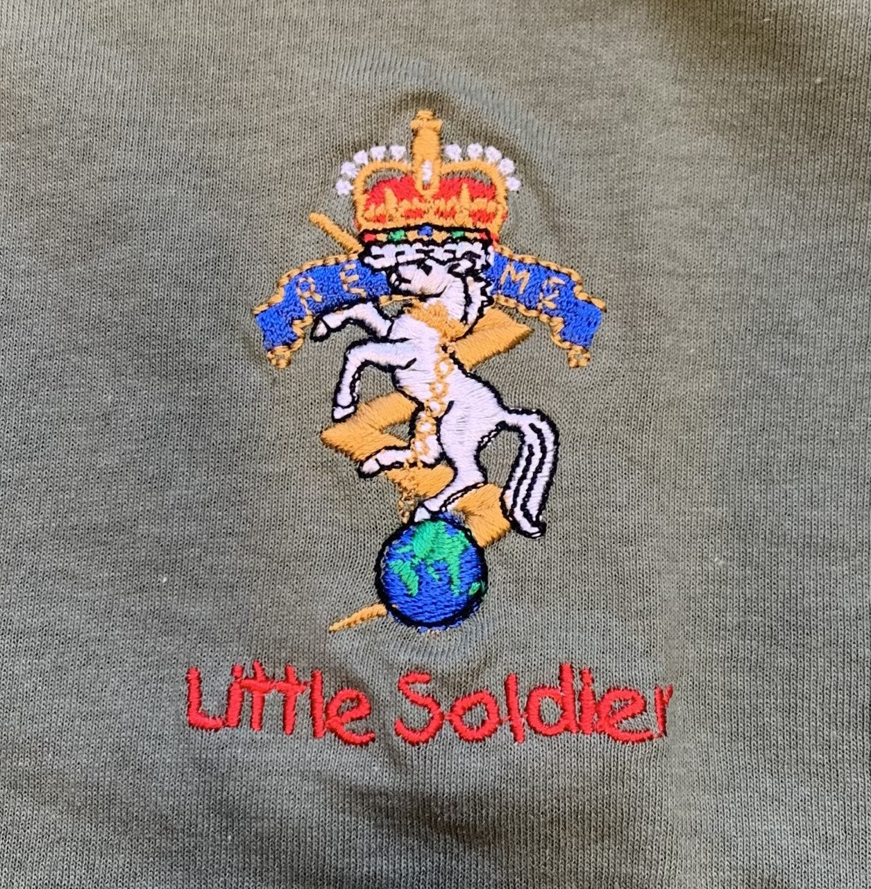 REME Kids Olive T-shirt - Little Soldier