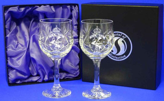 REME Lead Crystal Wine Goblets (Pair)