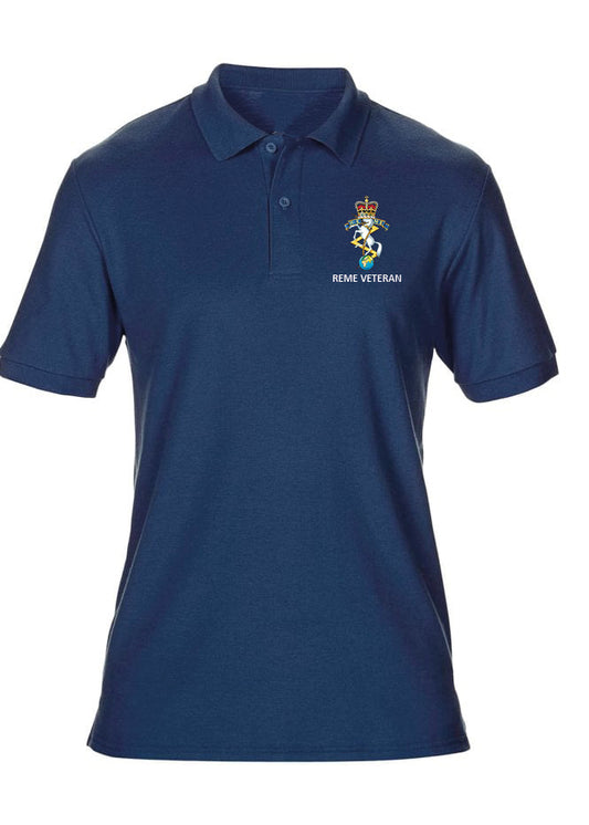 REME Veteran Polo Shirt - Navy