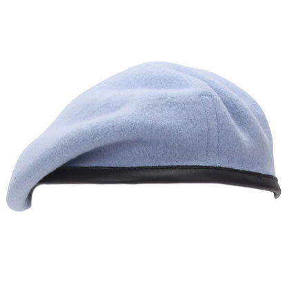 REME Beret (Light Blue) with Sewn on Navy Cloth Capbadge