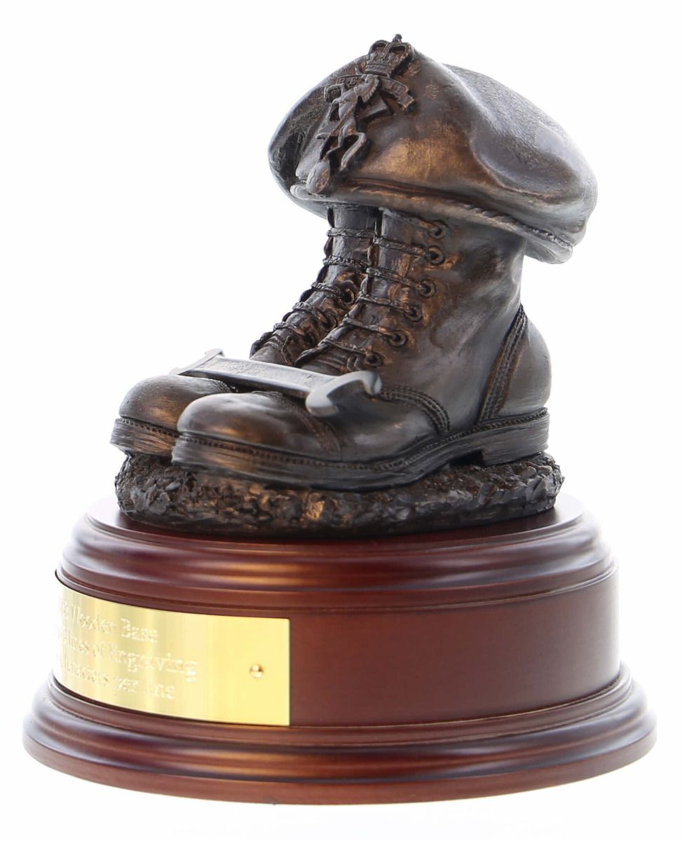 Boots N Beret with Personalised Engraving