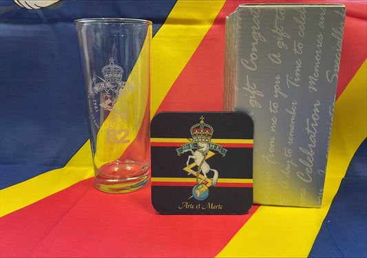 REME Pint Glass with 82 Design