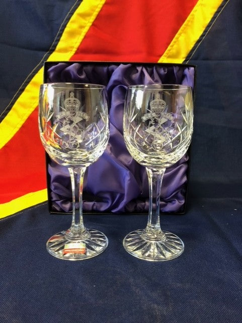 REME Lead Crystal Red Wine Glasses (Pair)