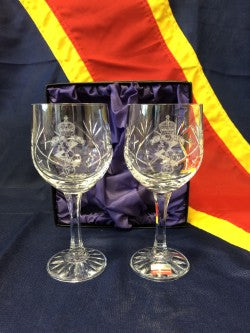 REME Lead Crystal Wine Goblets (Pair)