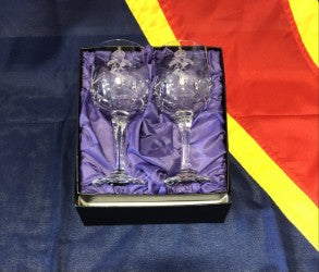 REME Lead Crystal Wine Goblets (Pair)